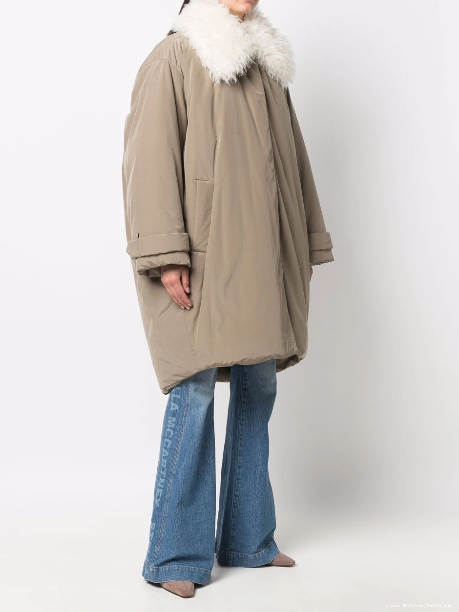 Affordable coat faux-fur technical Women McCartney Stella collar 0417